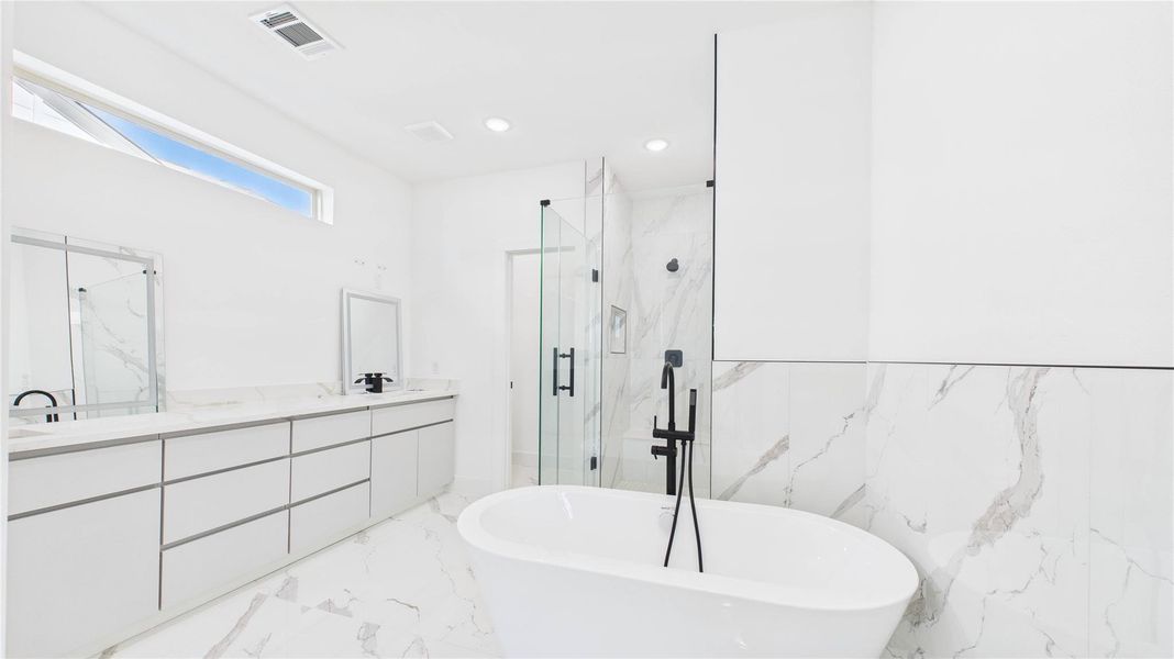 Furnished interior view inside a new home in , Houston (Image 8).