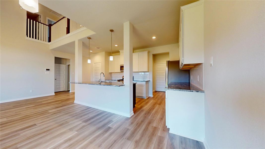 Furnished interior view inside a new home in Lexington Heights, Willis (Image 5). Furnished interior view inside a new home in Lexington Heights, Willis (Image 5).