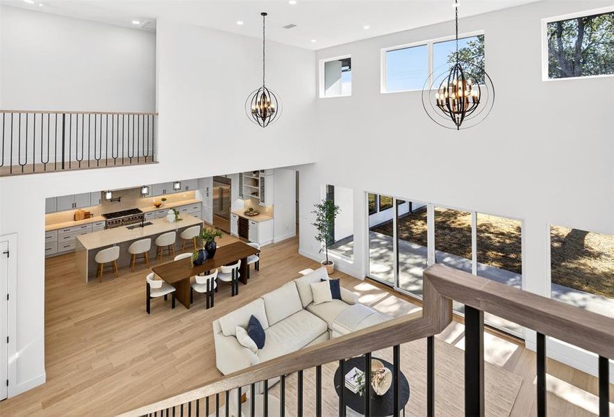 Furnished interior view inside a new home in , Dallas (Image 10).