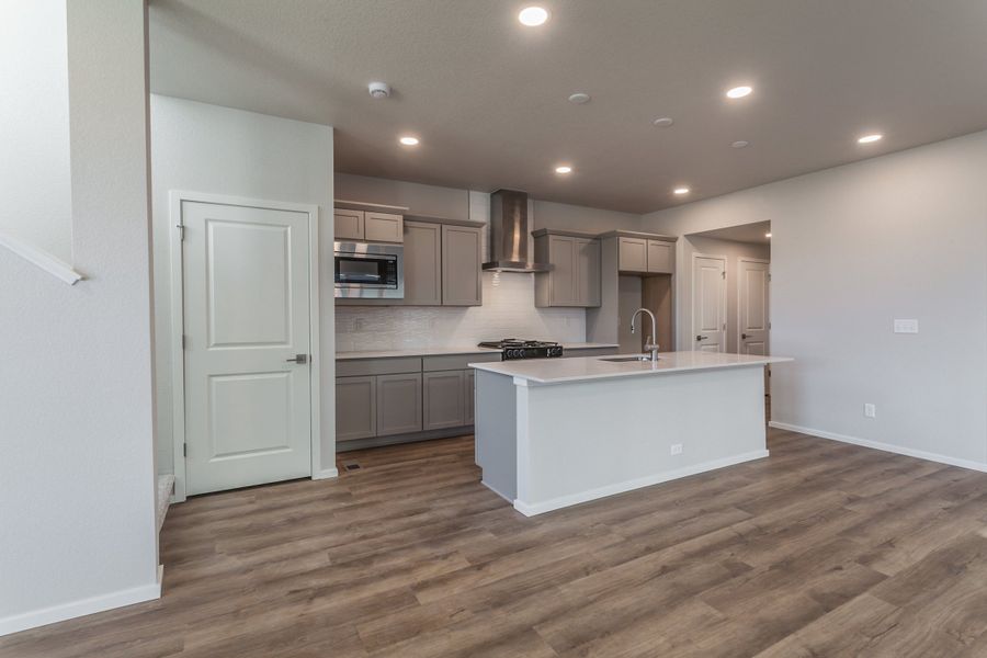 Furnished interior view inside a new home in Trailside, Timnath (Image 7).
