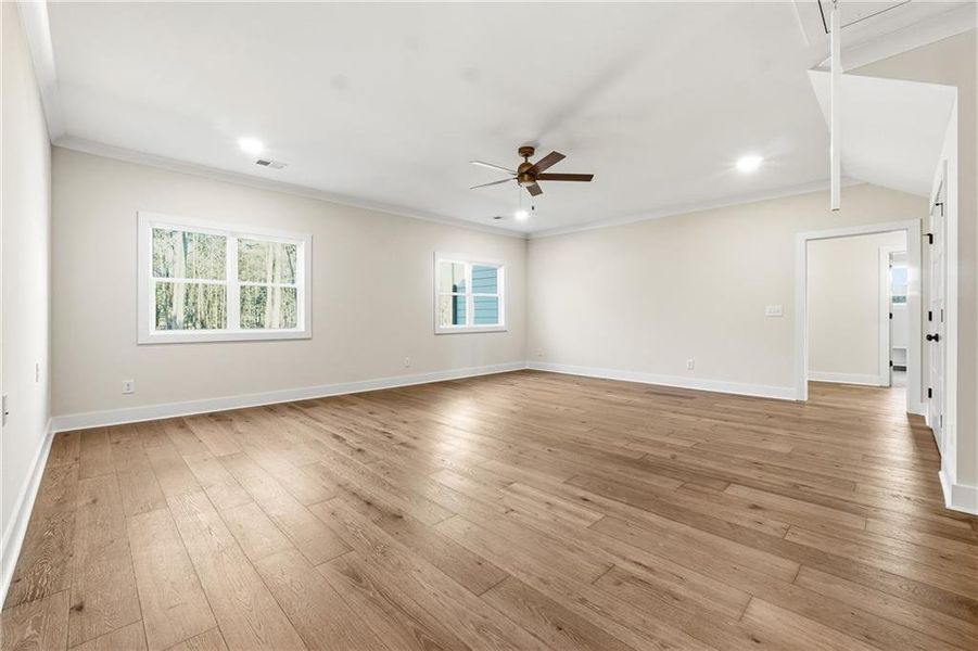 Spacious, unfurnished interior of a new home in , Marietta (Image 22).