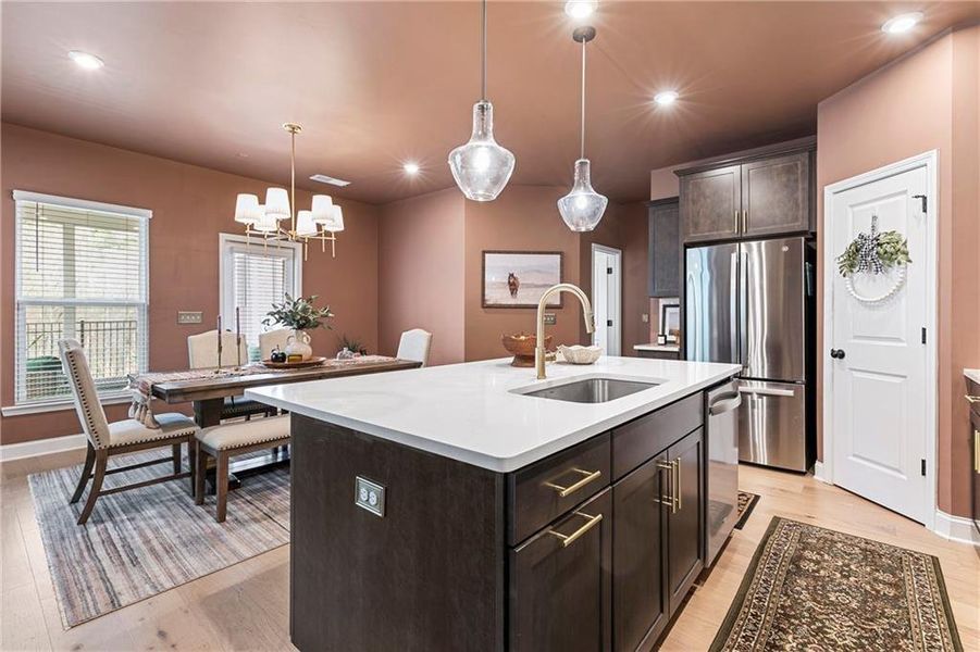 Furnished interior view inside a new home in , Hoschton (Image 25). Furnished interior view inside a new home in , Hoschton (Image 25).