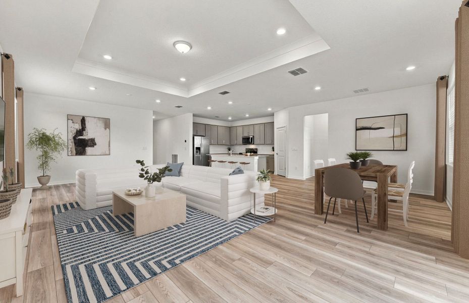 Furnished interior view inside a new home in Oakfield Trails, Parrish (Image 7).