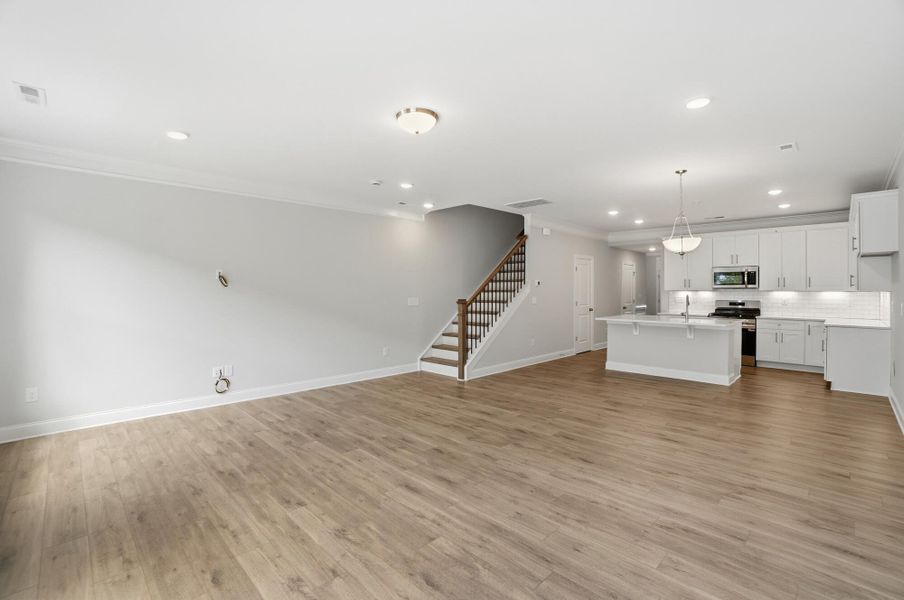 Spacious, unfurnished interior of a new home in Harrisburg Village Townhomes, Harrisburg (Image 25).