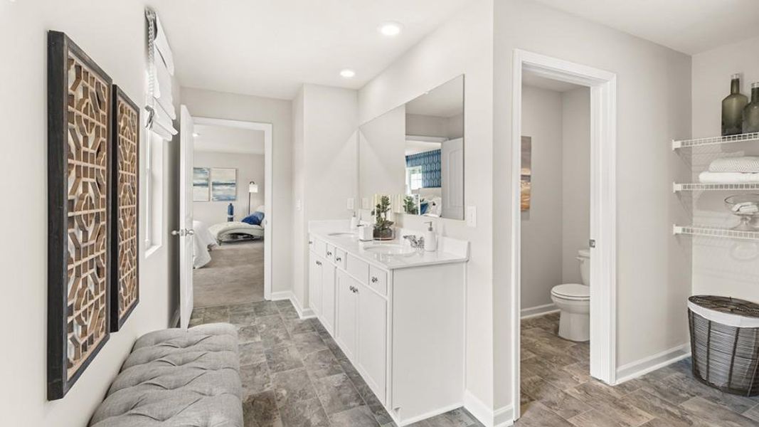 Furnished interior view inside a new home in , Cartersville (Image 15).