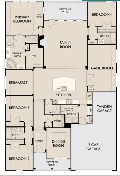 The Hanover floor plan