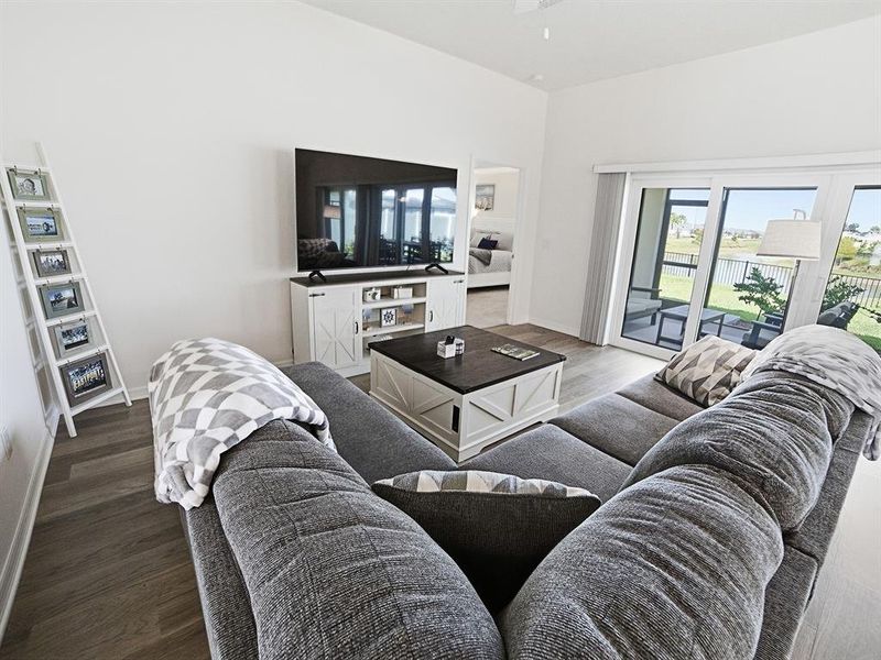 Furnished interior view inside a new home in , The Villages (Image 35). Furnished interior view inside a new home in , The Villages (Image 35).