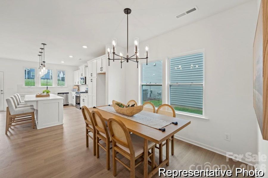 Furnished interior view inside a new home in Beaver Creek, Statesville (Image 5).