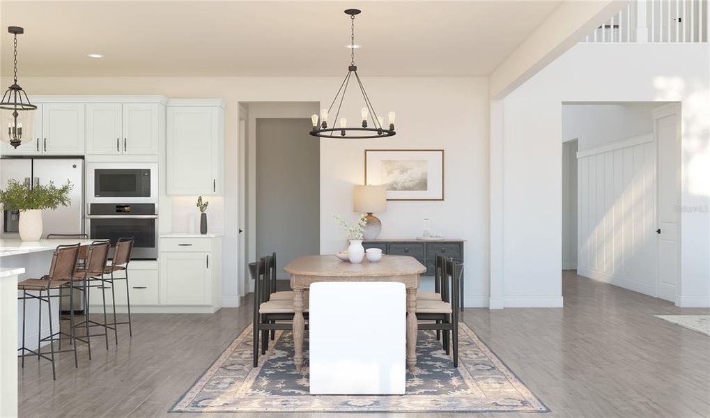 Furnished interior view inside a new home in Eden Preserve, Altamonte Springs (Image 15).