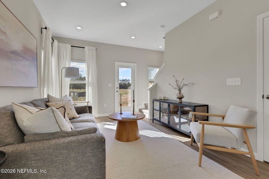Furnished interior view inside a new home in , Jacksonville (Image 32).