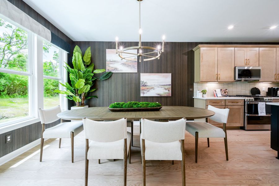 Representative furnished interior of a home built from the Finley by Fischer Homes in Twin Lakes, Hoschton (Image 23).