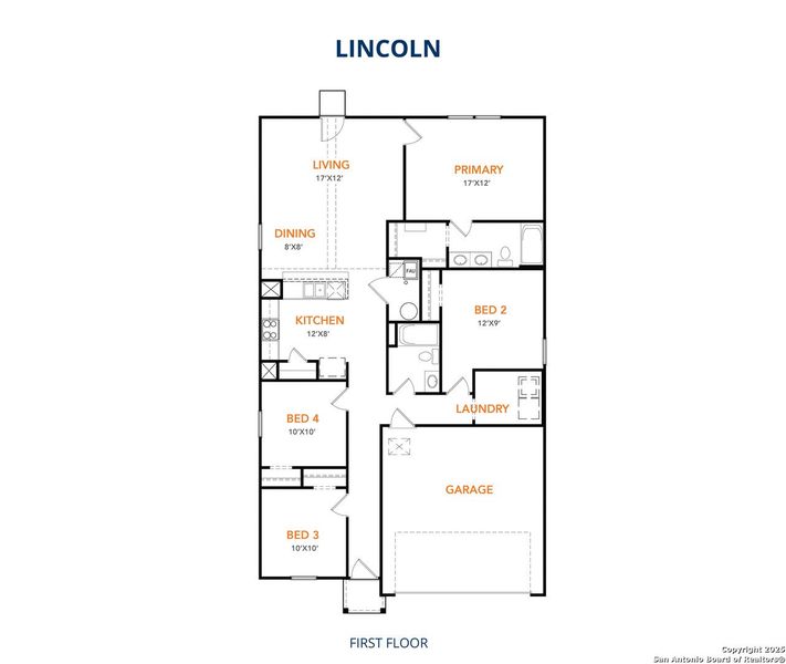 2D floor plan layout of this home in Las Colinas, Kenedy, TX (Image 2). 2D floor plan layout of this home in Las Colinas, Kenedy, TX (Image 2).