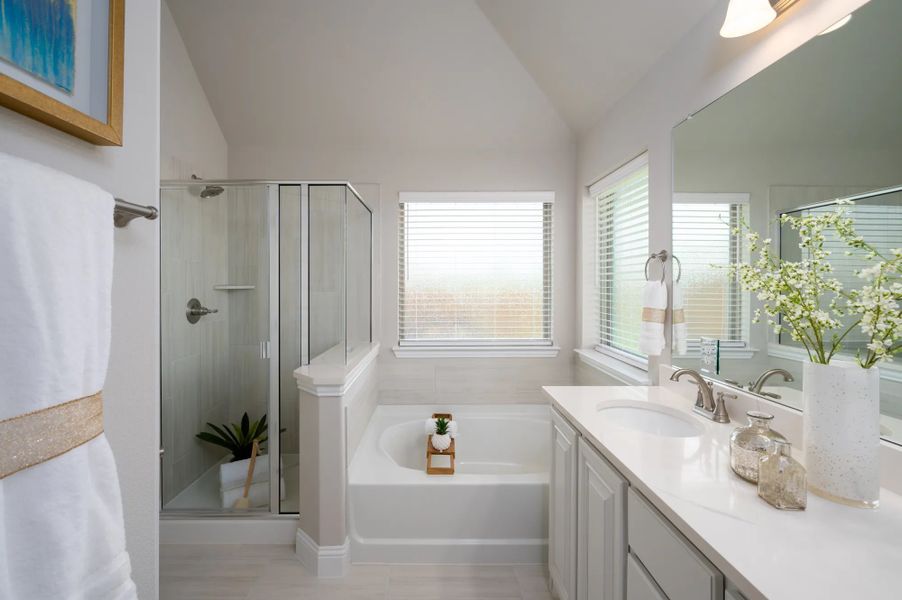 Furnished interior in a model home at Meadow Vista in Anna (Image 13).