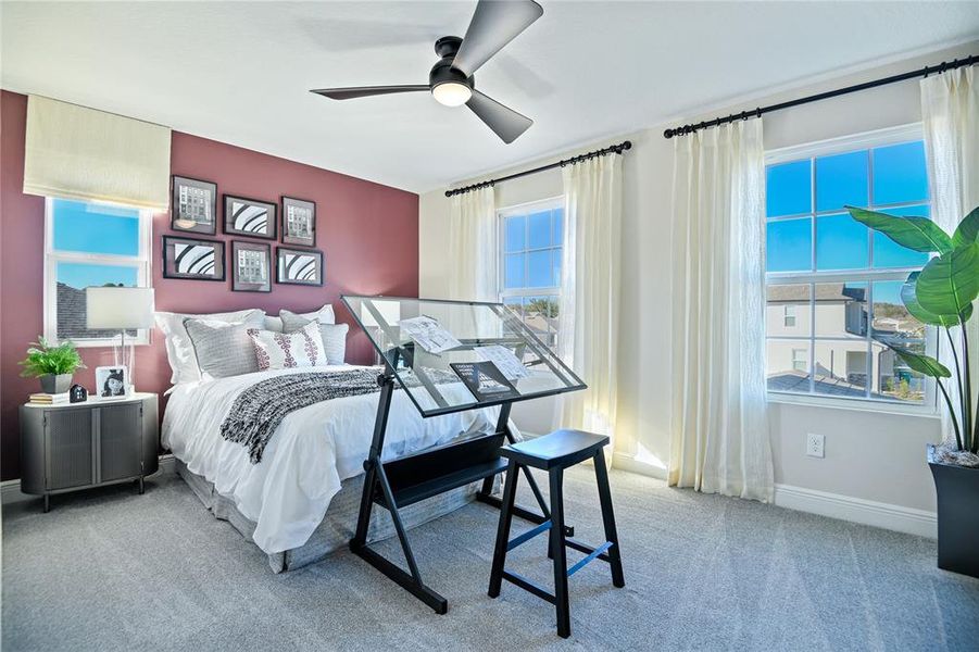 Furnished interior view inside a new home in Seaport Village, Tavares (Image 21).