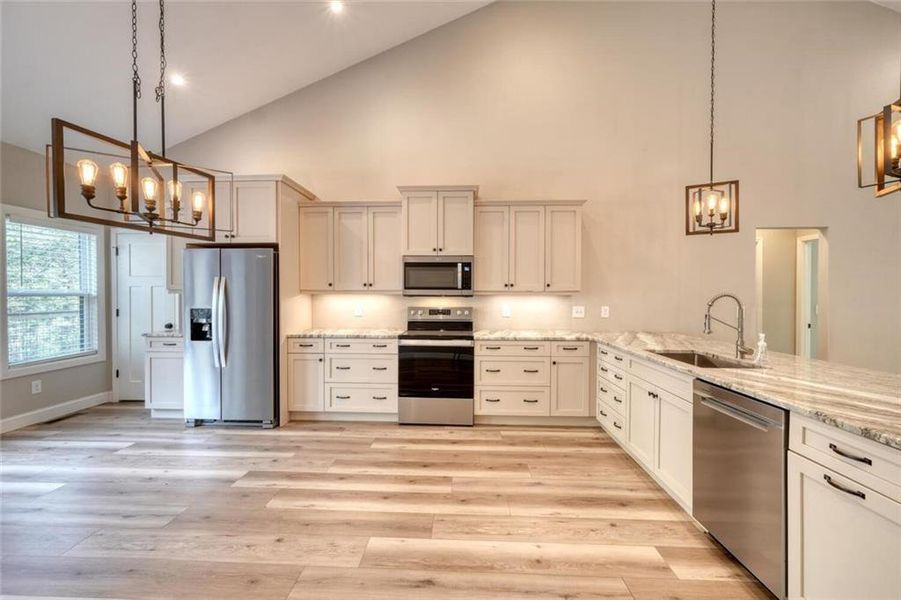 Furnished interior view inside a new home in , Blairsville (Image 6).