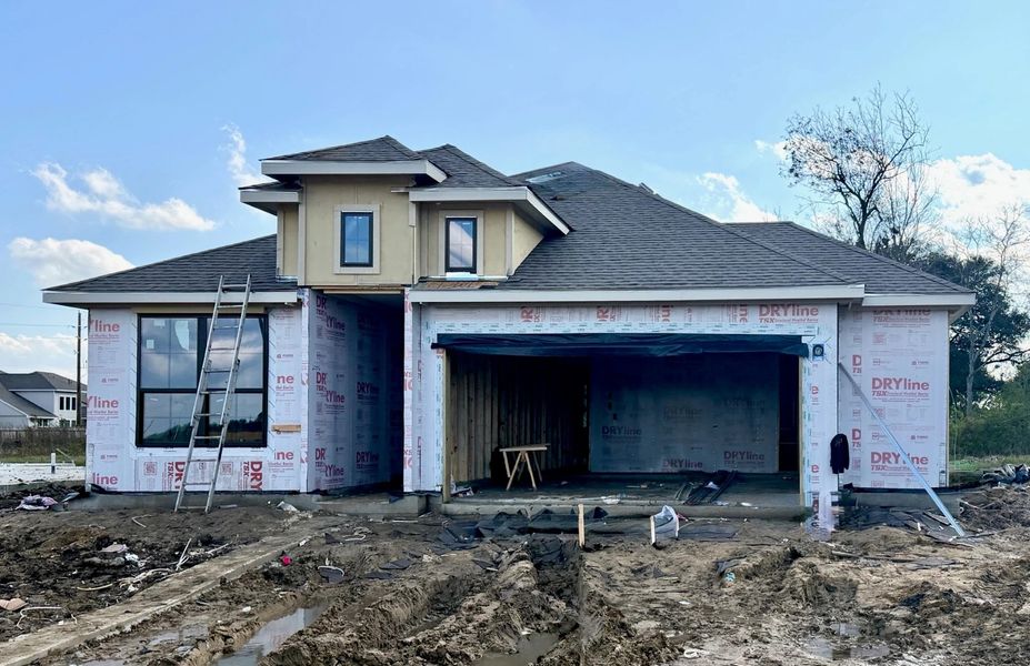 Construction progress - 2006 Indigo Ridge Drive