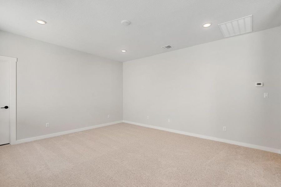 Spacious, unfurnished interior of a new home in Terrace Collection at Lariat, Liberty Hill (Image 25). Spacious, unfurnished interior of a new home in Terrace Collection at Lariat, Liberty Hill (Image 25).