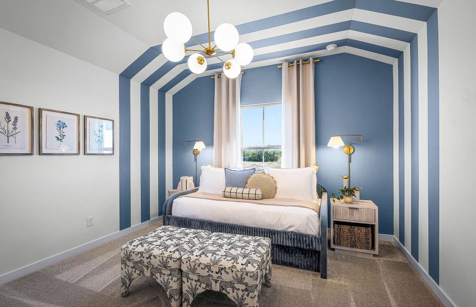 Representative furnished interior of a home built from the Sanford by Pulte Homes in Kuempel Farms, Pflugerville (Image 47).