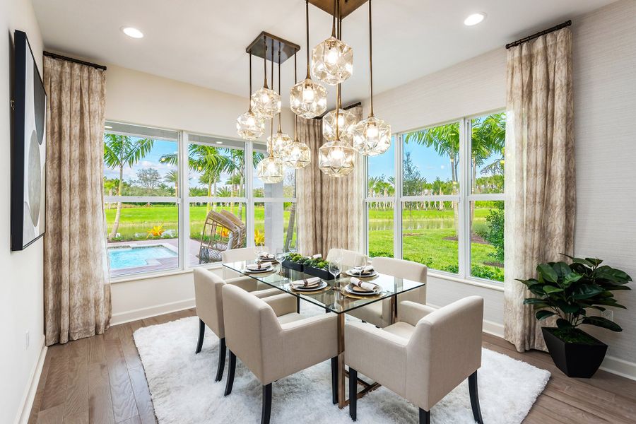 Representative furnished interior of a home built from the Elena by GL Homes in Valencia Parc at Riverland, Port St. Lucie (Image 9).