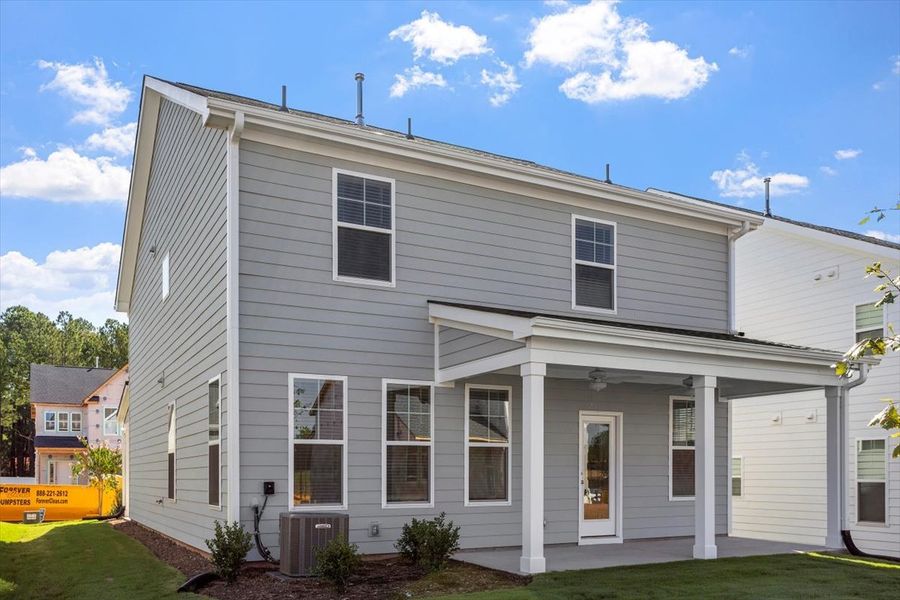 Exterior details and patio area of a home in Sweetbrier, Durham (Image 23).