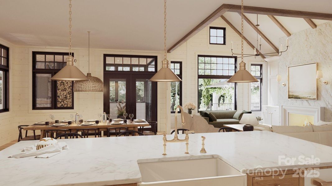 Furnished interior view inside a new home in , Connelly Springs (Image 22).