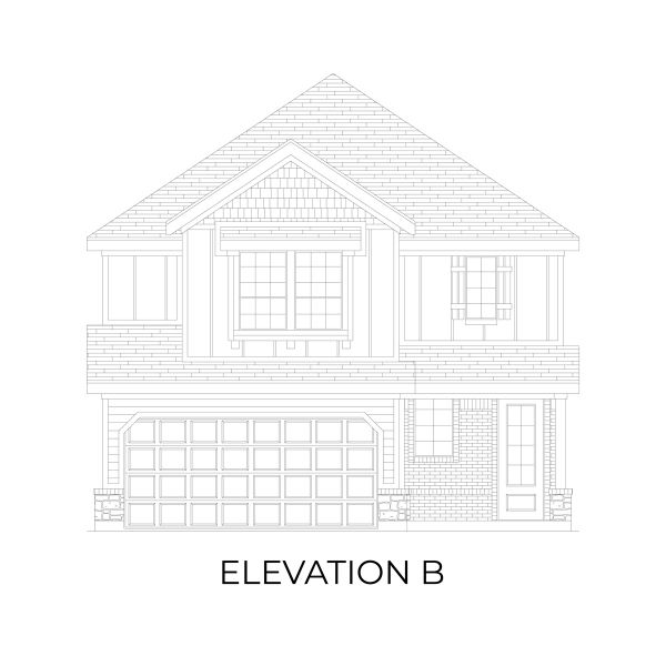 Representative rendering of the exterior for the Harrison F by First Texas Homes (Image 4).