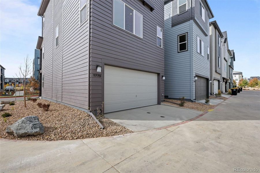 Exterior details and patio area of a home in Baseline, Broomfield (Image 30).