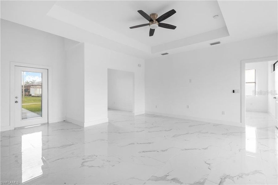 Spacious, unfurnished interior of a new home in , Cape Coral (Image 23). Spacious, unfurnished interior of a new home in , Cape Coral (Image 23).