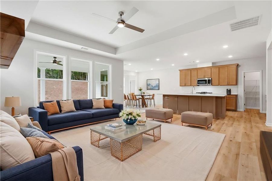 Furnished interior view inside a new home in , Demorest (Image 10).