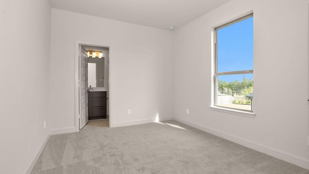Spacious, unfurnished interior of a new home in Bridgeland, Cypress (Image 7).
