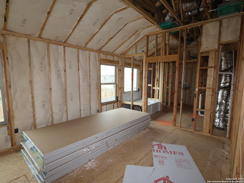 In-progress construction of a new home in Winding Brook, San Antonio, TX (Image 21).