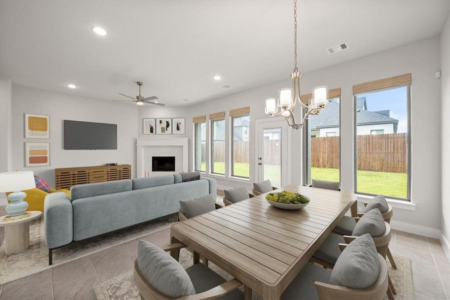 Furnished interior view inside a new home in , Midlothian (Image 18). Furnished interior view inside a new home in , Midlothian (Image 18).