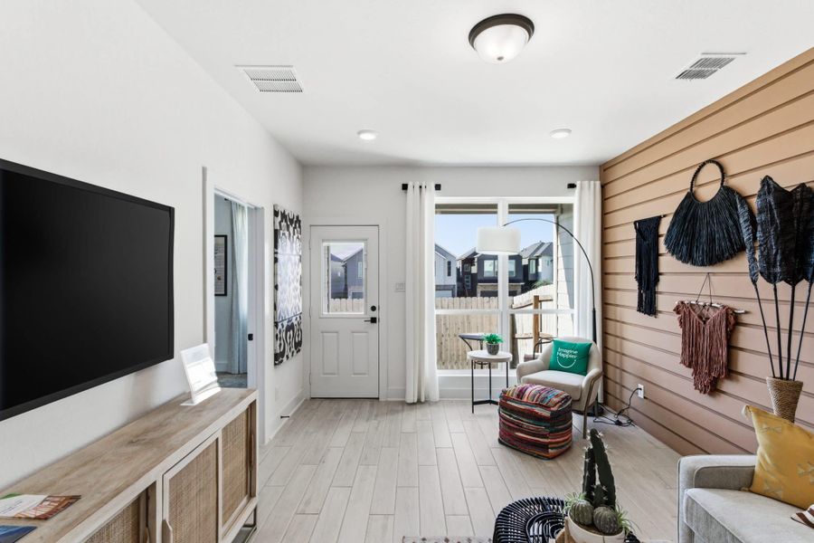 Furnished interior view inside a new home in Rose Hill, San Antonio (Image 22).