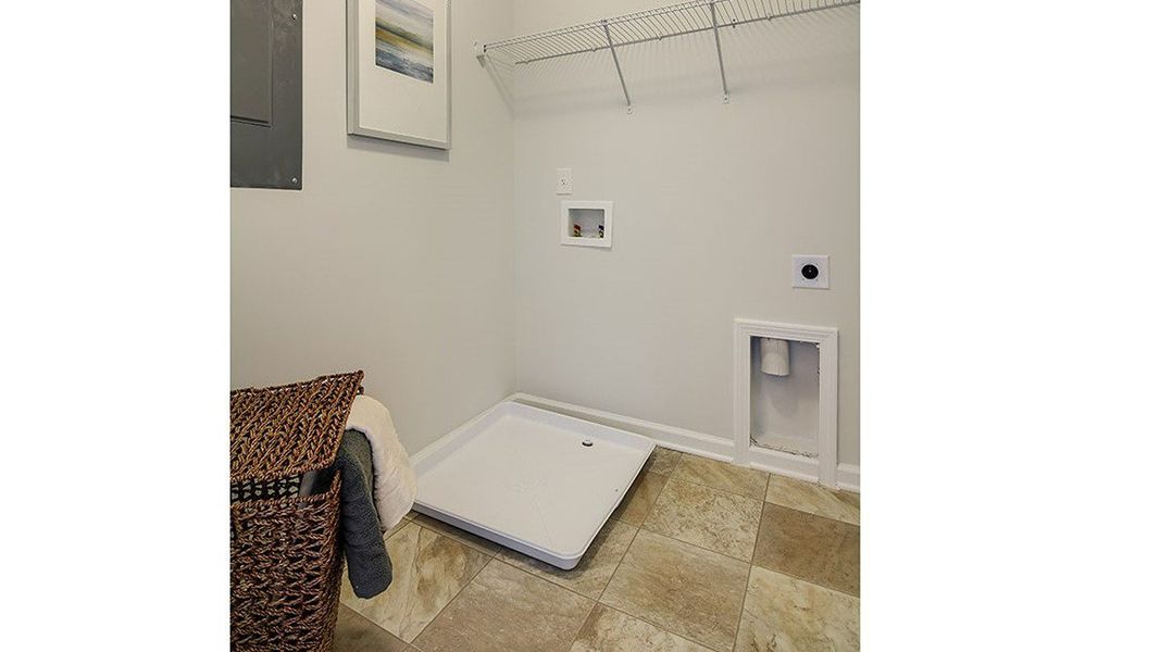 Representative unfurnished interior of a home built from the Aisle by D.R. Horton in Cobblestone Village, Savannah (Image 19).