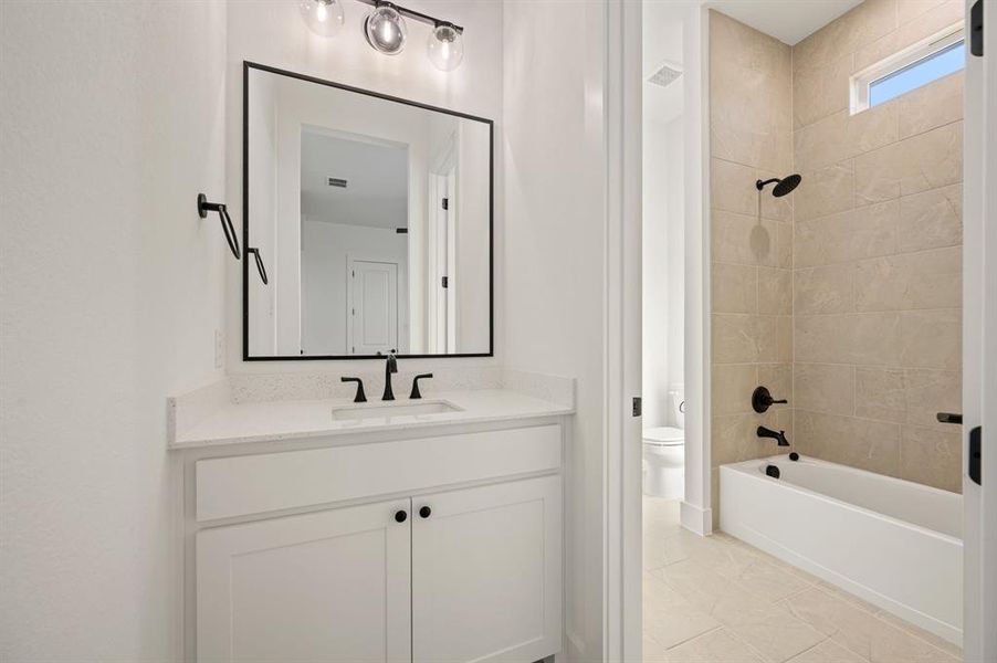 Furnished interior view inside a new home in , Haslet (Image 9).