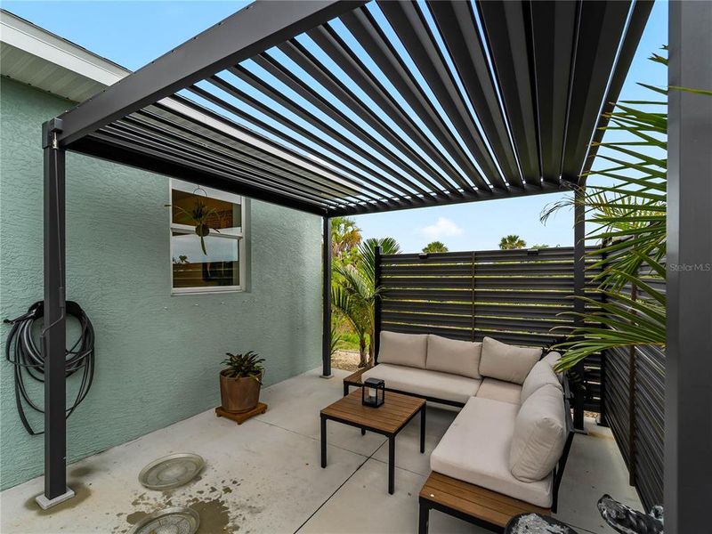 Exterior details and patio area of a home in , Placida (Image 34).