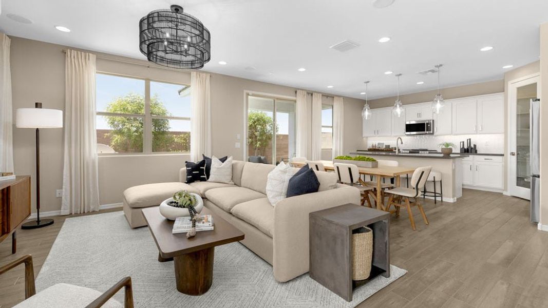 Representative furnished interior of a home built from the Stanford by Taylor Morrison in Artisan at Asante Vista Collection, Surprise (Image 5). Representative furnished interior of a home built from the Stanford by Taylor Morrison in Artisan at Asante Vista Collection, Surprise (Image 5).