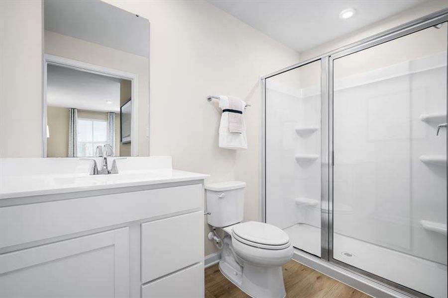 Furnished interior view inside a new home in Highland Park Condos, White House (Image 12).