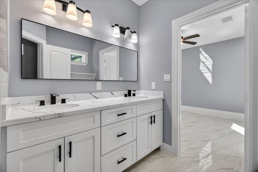 Furnished interior view inside a new home in , Houston (Image 11).