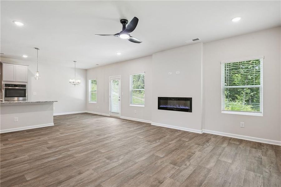 Spacious, unfurnished interior of a new home in River Walk Farm, Covington (Image 13).