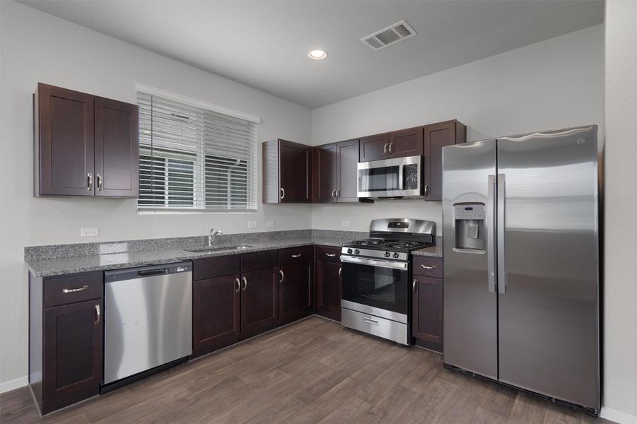 Furnished interior view inside a new home in Casetta Ranch, Kyle (Image 5). Furnished interior view inside a new home in Casetta Ranch, Kyle (Image 5).