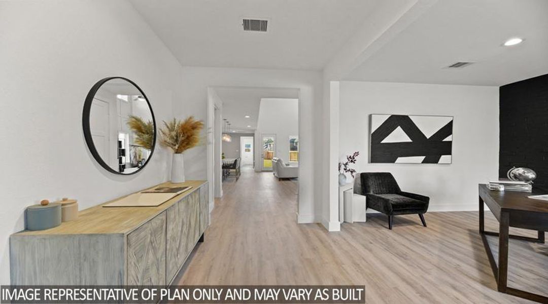 Furnished interior view inside a new home in River Ranch Estates, Dayton (Image 12).