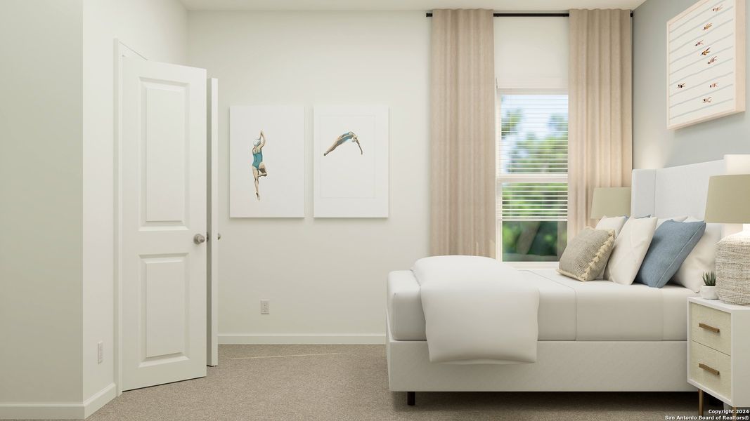 Furnished interior view inside a new home in , Corpus Christi (Image 11).