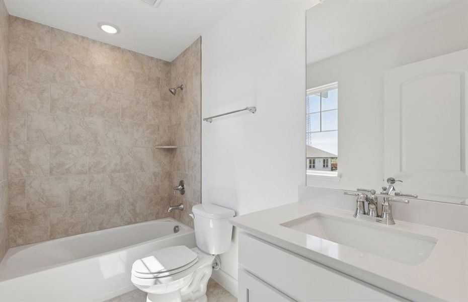 Spacious secondary bathroom *real home pictured Spacious secondary bathroom *real home pictured