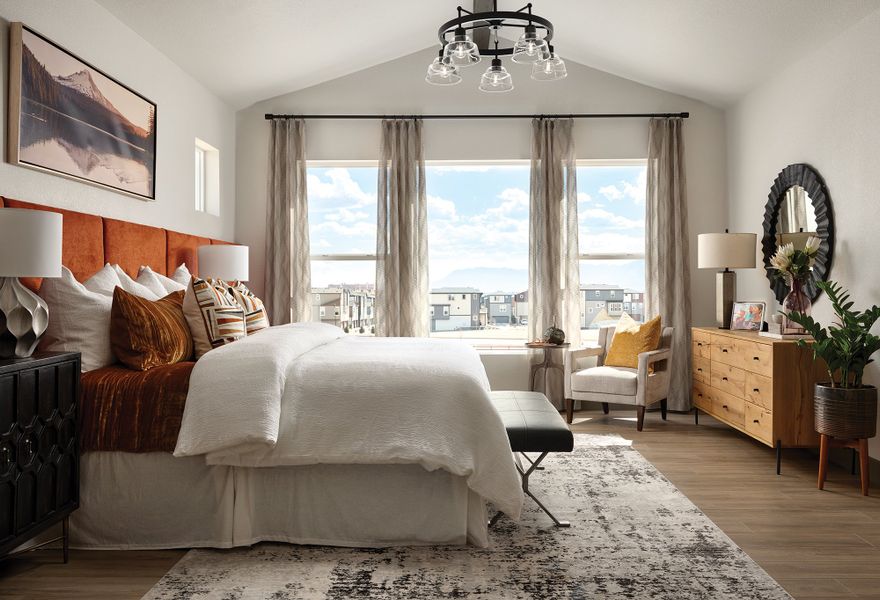 Representative furnished interior of a home built from the The Wintercrest by David Weekley Homes in Revel Crossing at Wolf Ranch - The Panorama Collection, Colorado Springs (Image 4).