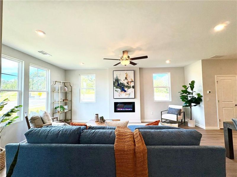 Furnished interior view inside a new home in Stegall Village, Emerson (Image 15).