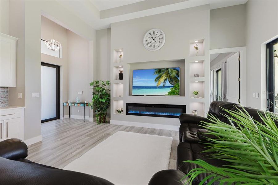 Furnished interior view inside a new home in , Cape Coral (Image 43). Furnished interior view inside a new home in , Cape Coral (Image 43).