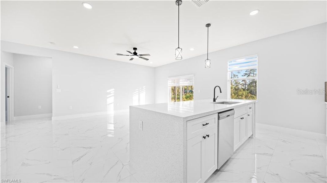Furnished interior view inside a new home in , Lehigh Acres (Image 10).