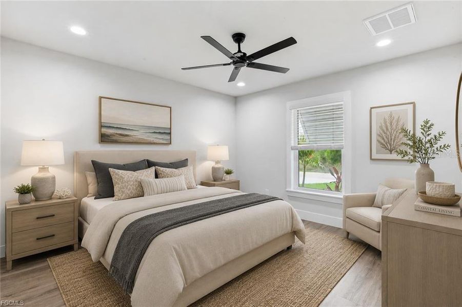 Furnished interior view inside a new home in , Punta Gorda (Image 8).