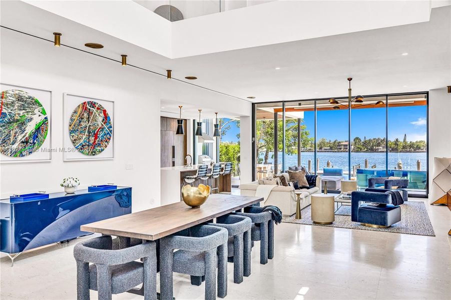 Furnished interior view inside a new home in , Miami Beach (Image 35).